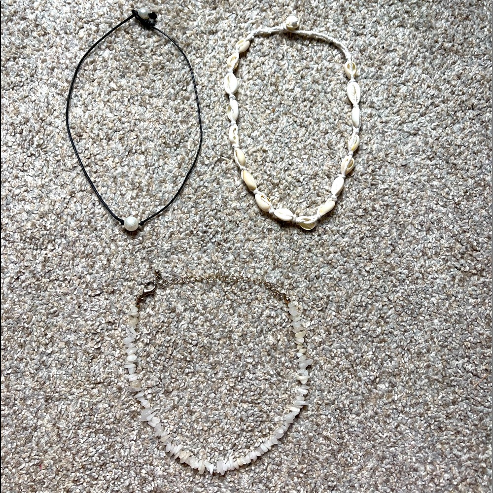 Three Beachy Necklaces